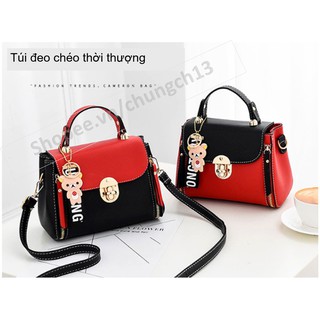 TÚI XÁCH NỮ PHỐI MÀU CAO CẤP HÀN QUỐC HOT 2020 [ẢNH THẬT] - tặng kèm đôi tất lưới thời trang