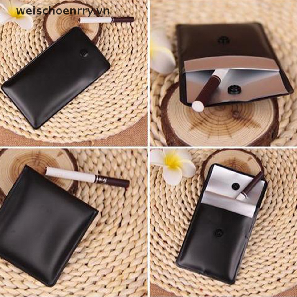 Gạt Tàn Thuốc Lá Bằng Nhựa PVC Màu Đen Tiện Dụng