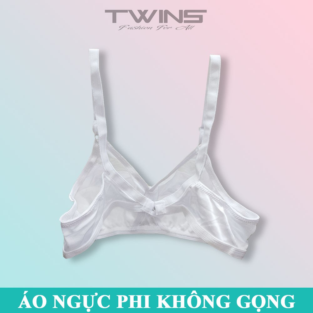Áo ngực không gọng nữ không mút chất vải phi mỏng mềm mại sexy thoải mái size 34-36-38