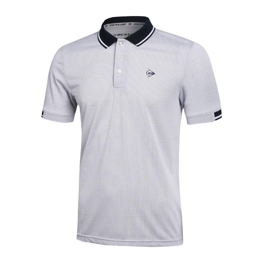 Áo thun thể thao Nam Dunlop - DASLS9052-1C Kiểu dáng Polo nam phù hợp mặc hàng ngày vận động thể thao cầu lông tennis