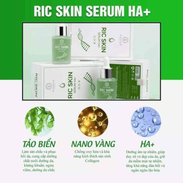 Combo Serum rickin HA+ sữa rửa mặt Wash Foam | BigBuy360 - bigbuy360.vn