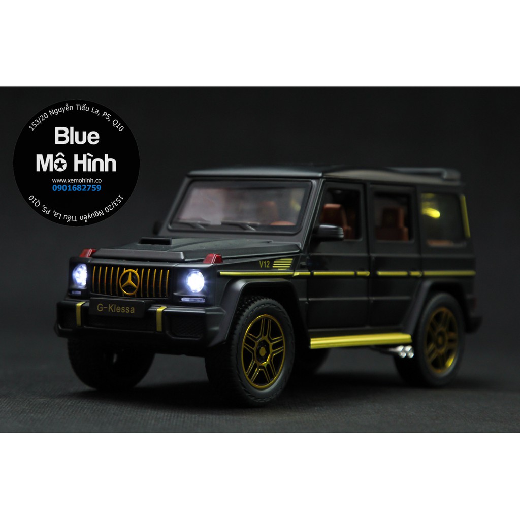 Blue mô hình | Xe mô hình Mercedes G63 G Klessa SUV 1:24 mở hết cửa tuyệt đẹp