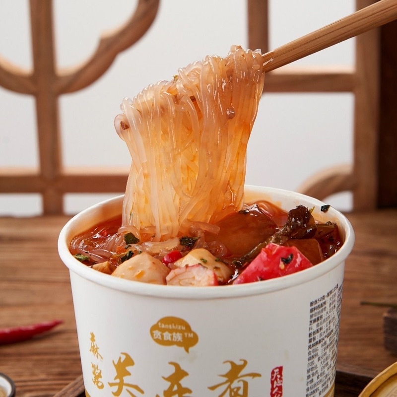 Lẩu cốc viên hải sản full topping, lẩu cốc ăn liền siêu tiện lợi, lẩu cốc Hongkong kèm miến ăn bao no | BigBuy360 - bigbuy360.vn