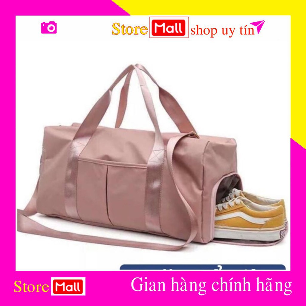 Túi Du Lịch 🔥FREESHIP🔥 Balo du lịch - Tập Gym - Đựng Đồ Cá Nhân PINK Size Lớn Có Ngăn Để Giày DL04