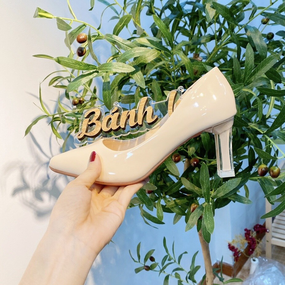 Giày Cao Gót Nữ MŨI trơn Giày búp bê mũi nhọn nữ tính cao 5p và 7p  - size 35 - size 40 mã Cotron