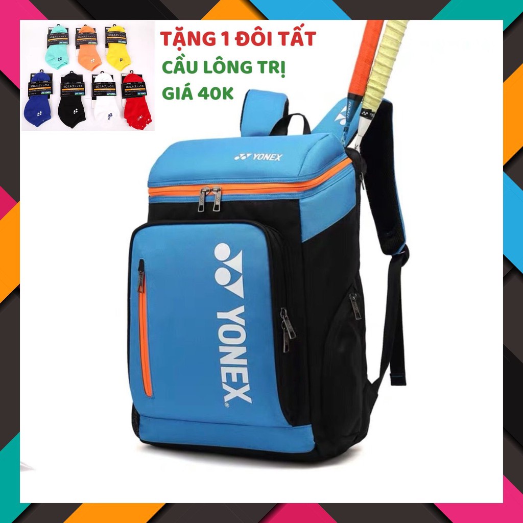 1 Balo thể thao cầu lông Yonex B1408 Xanh dương chuyên dụng cầu lông, nhỏ gọn, tiện lợi, nhiều ngăn, mẫu mã đa dạng 3