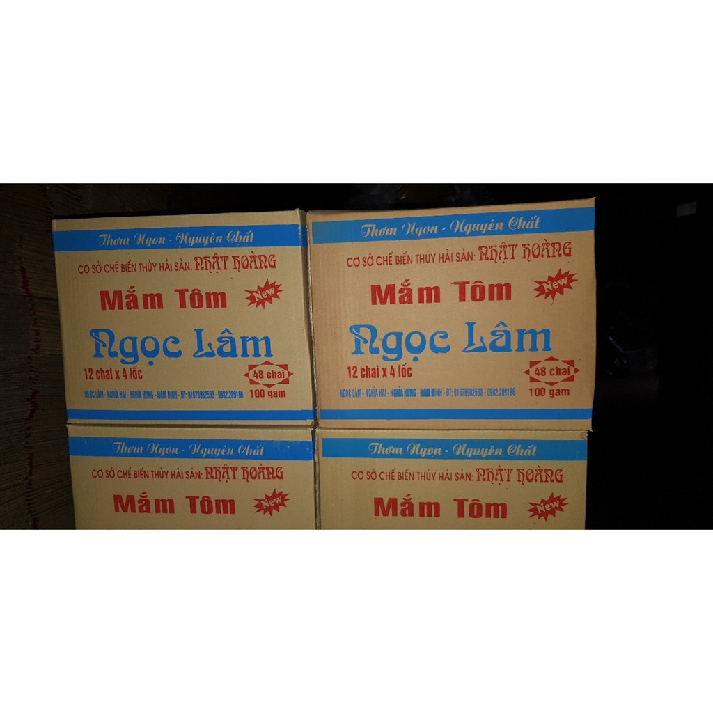 100g MẮM TÔM NGUYÊN CHẤT LOẠI NGON HIỆU NGỌC LÂM