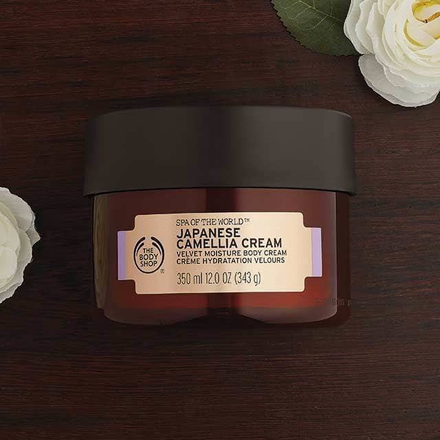 Kem dưỡng thể Japanese Camellia The Body Shop Spa Of The World Japanese Camellia Body Cream 350ml