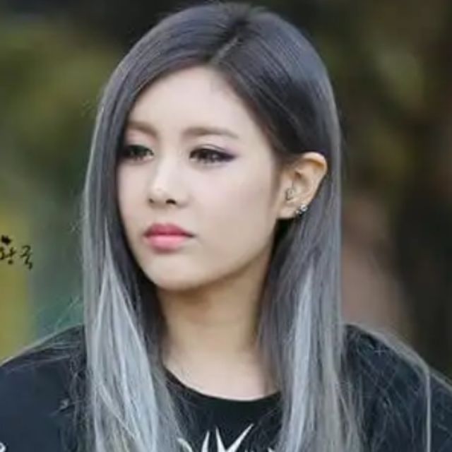 Thuốc nhuộm tóc màu khói xám + tẩy và oxy trợ nhuộm, trợ tẩy