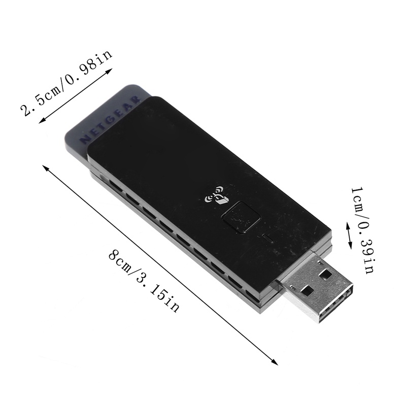 NETGEAR Usb Thu Phát Wifi Qj N300 300m Wna3100