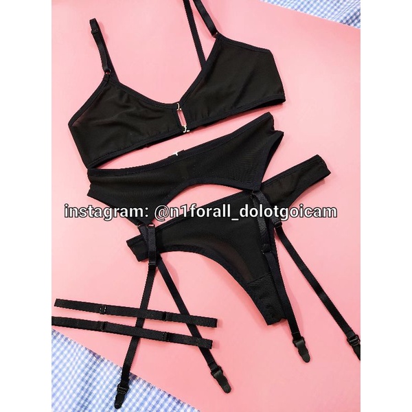 Set nội y lưới sexy hàng thiết kế
