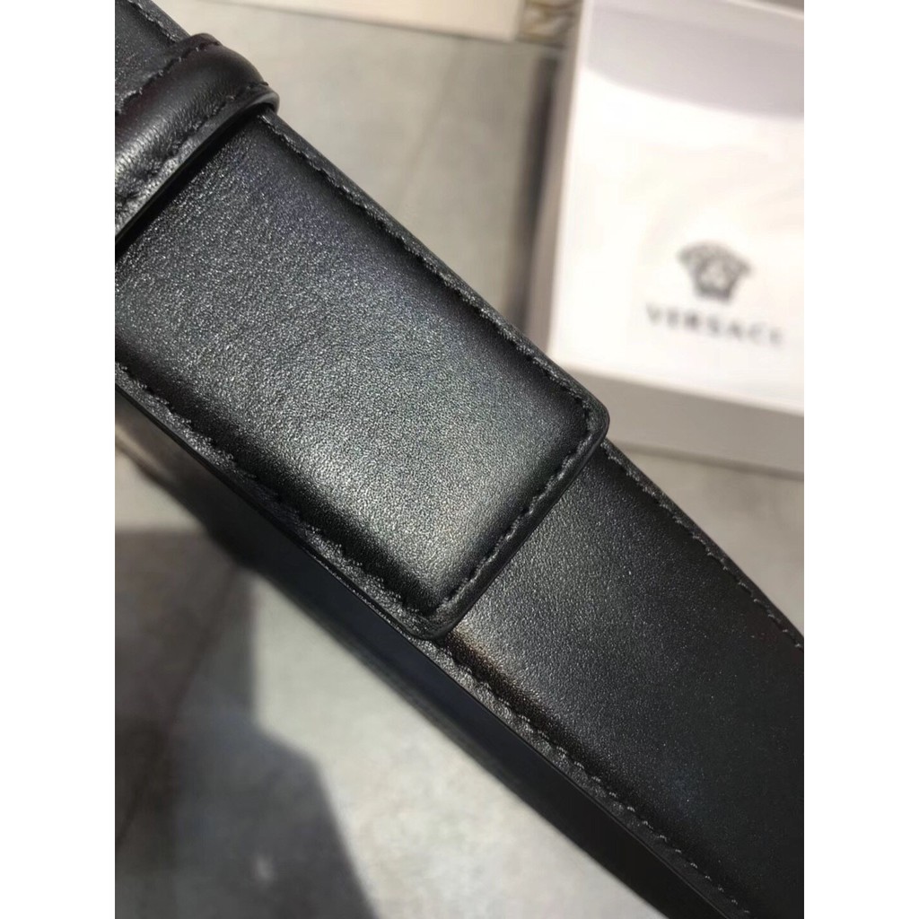 Thắt lưng versace Belt Couple Genuine Leather Luxury Waist Strap Jeans Pants Pin Buckle Waistband 326