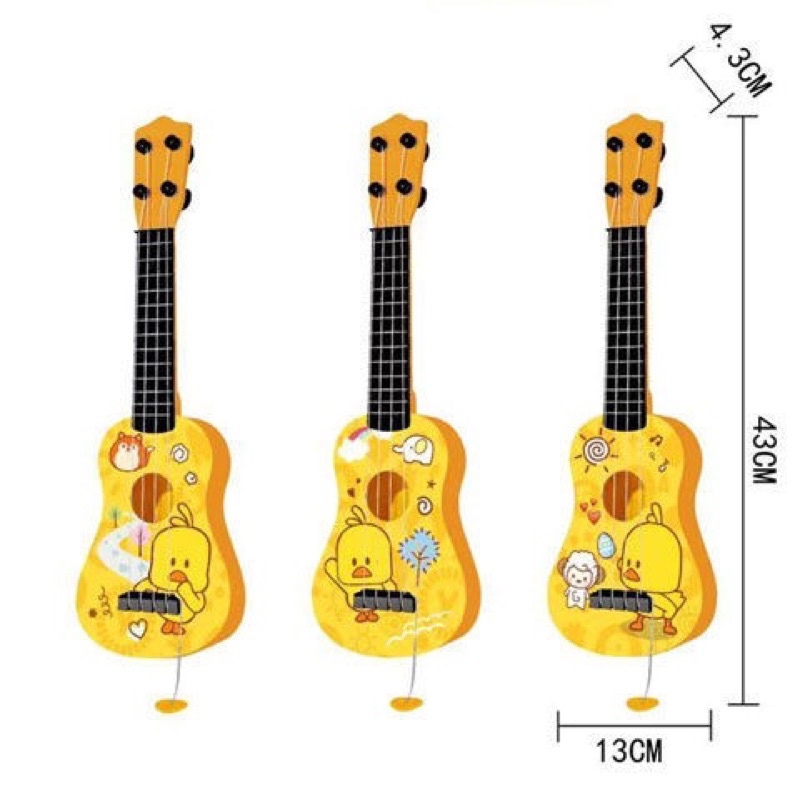 Đồ Chơi Đàn Ukulele Cổ Điển Và Màu Sắc Dành Cho Bé
