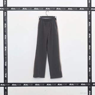 Quần vải, quần vải nữ thô có viền cạp chun ống rộng 5130