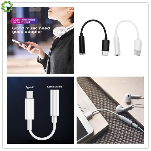 Cáp chuyển đổi âm thanh tai nghe từ Type-C USB Male sang 3.5mm Female 12cm