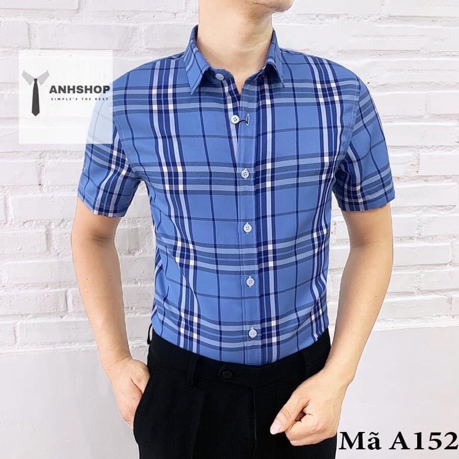 Áo Sơ Mi Ngắn Tay Kẻ Nam - 𝐀𝐫𝐮 𝐒𝐡𝐨𝐩 - 𝐁𝐚́𝐧 𝐡𝐚̀𝐧𝐠 𝐜𝐨́ 𝐭𝐚̂𝐦 | BigBuy360 - bigbuy360.vn