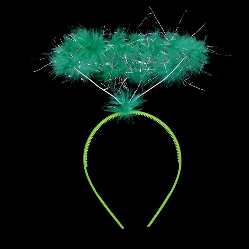 Băng Đô Cài Tóc Đính Lông Vũ Hóa Trang Thiên Thần Cho Bé