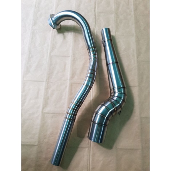 Cổ pô EXCITER 150, Cổ inox 304 gắn pô độ.