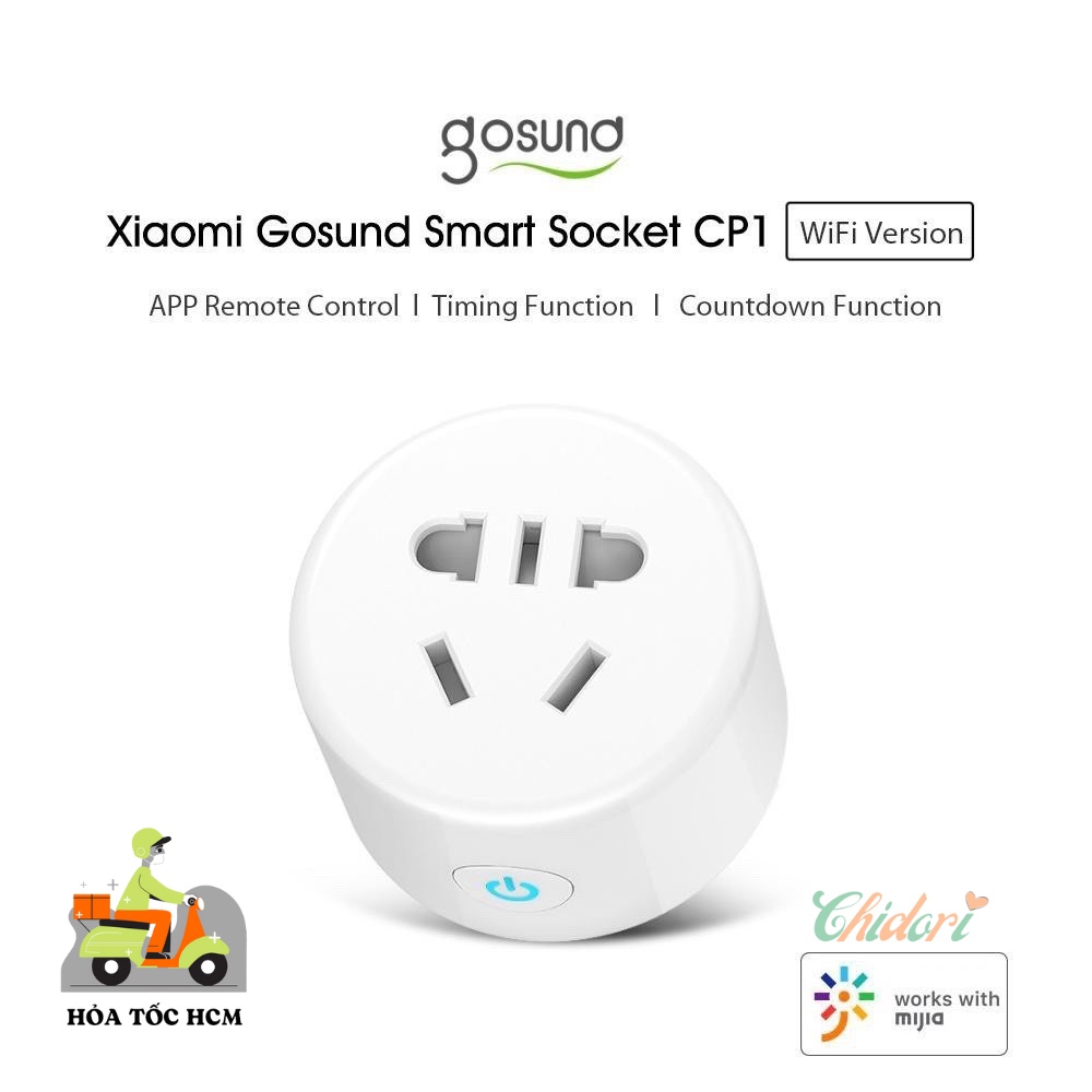 CHÍNH HÃNG - Ổ điện thông minh Wifi Xiaomi/Gosund CP1- Fullbox