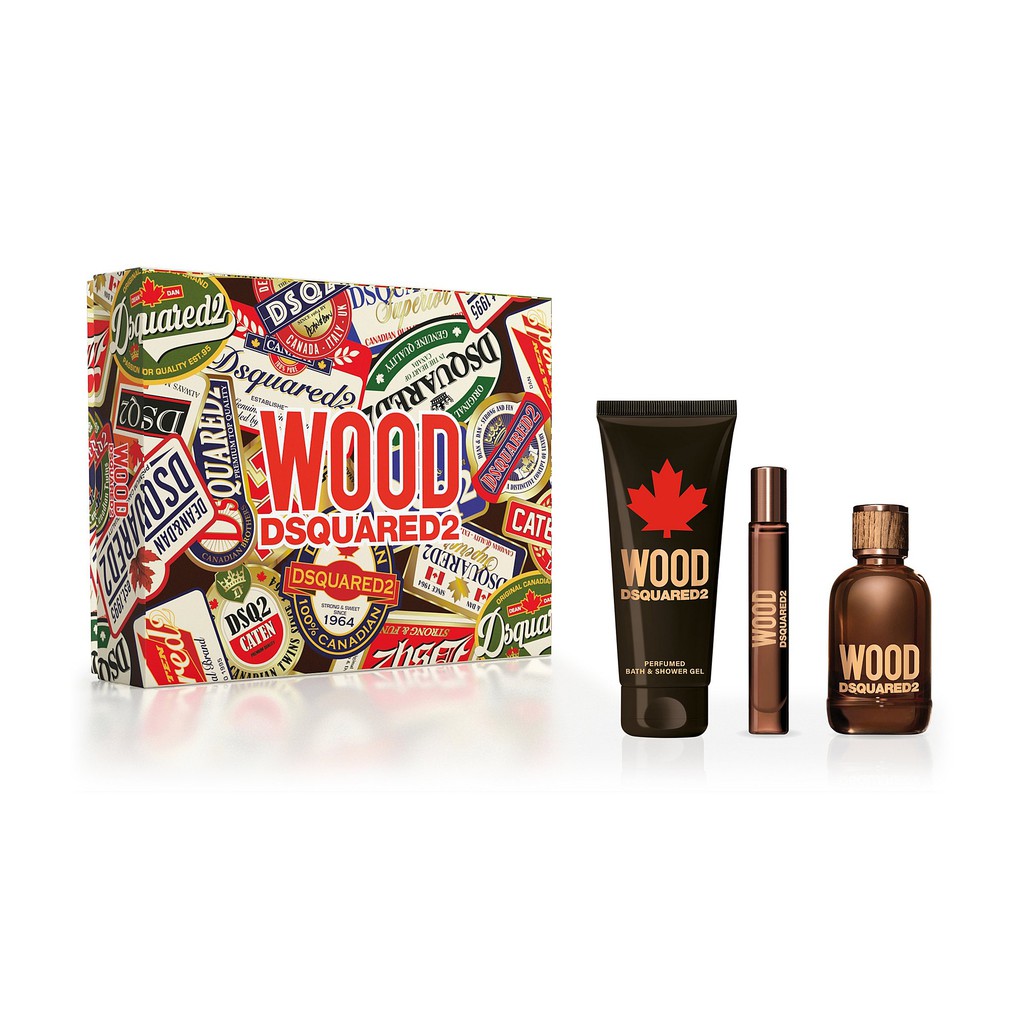 Nước Hoa Gift Set DSQUARED2 WOOD FOR HIM