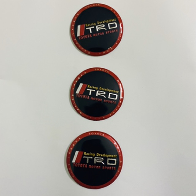 Tem nhôm logo 3D TRD C2