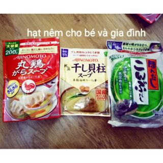 Combo 3 gói hạt nêm Ajinomoto cho bé
