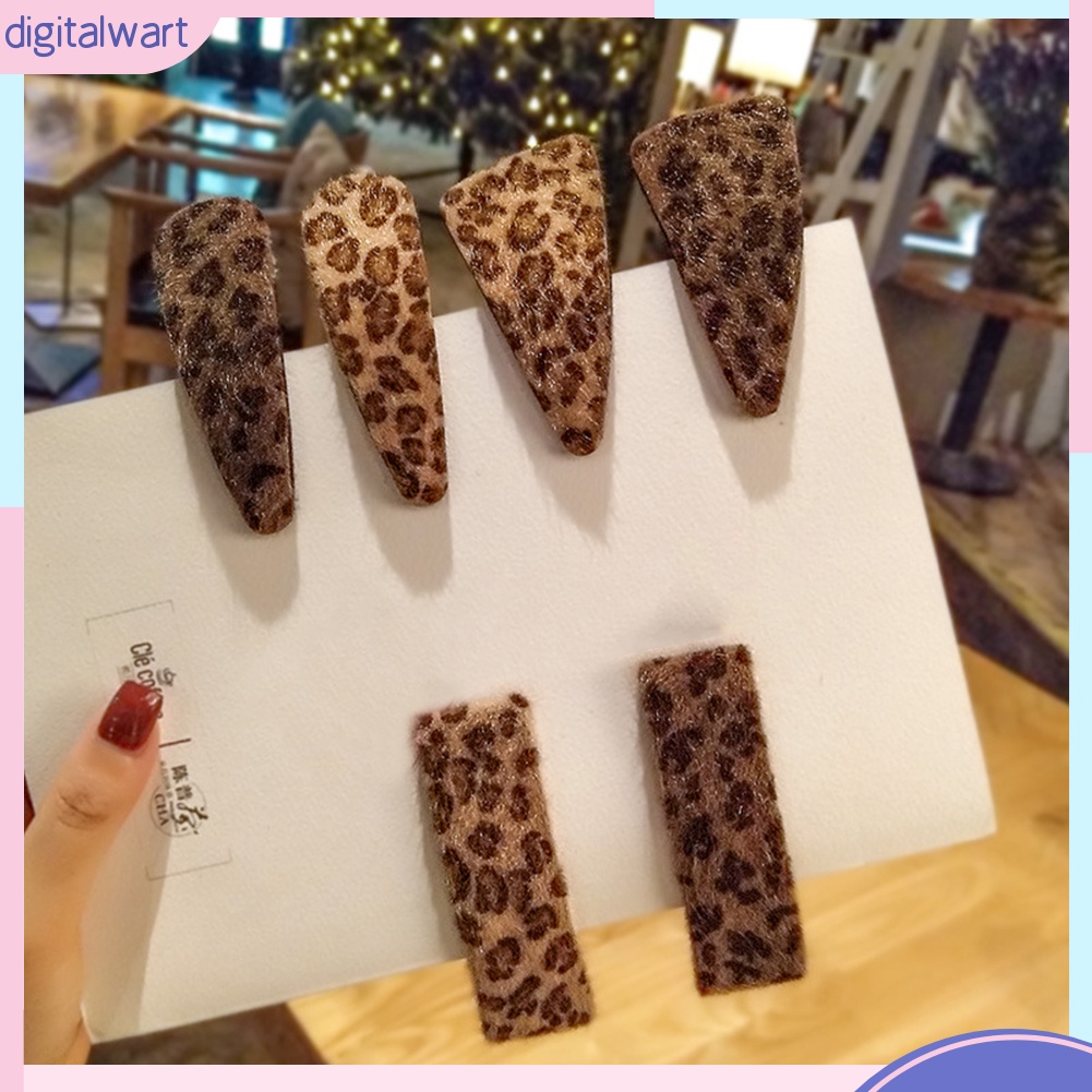 Kẹp Tóc Họa Tiết Da Báo Thời Trang Dành Cho Nữ