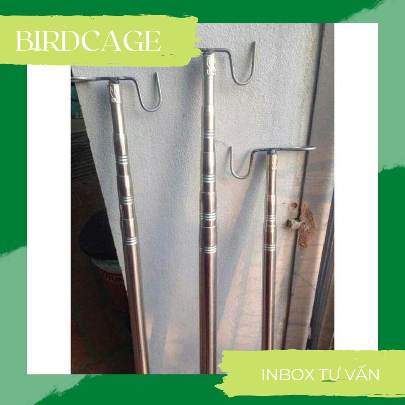 [Mã PET50K giảm Giảm 10% - Tối đa 50K đơn từ 250K] XÀO RÚT INOX đầy đủ các kích thước(tặng kèm móc)