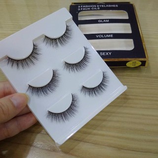 Mi Giả 3D Lông Chồn 3 Đôi