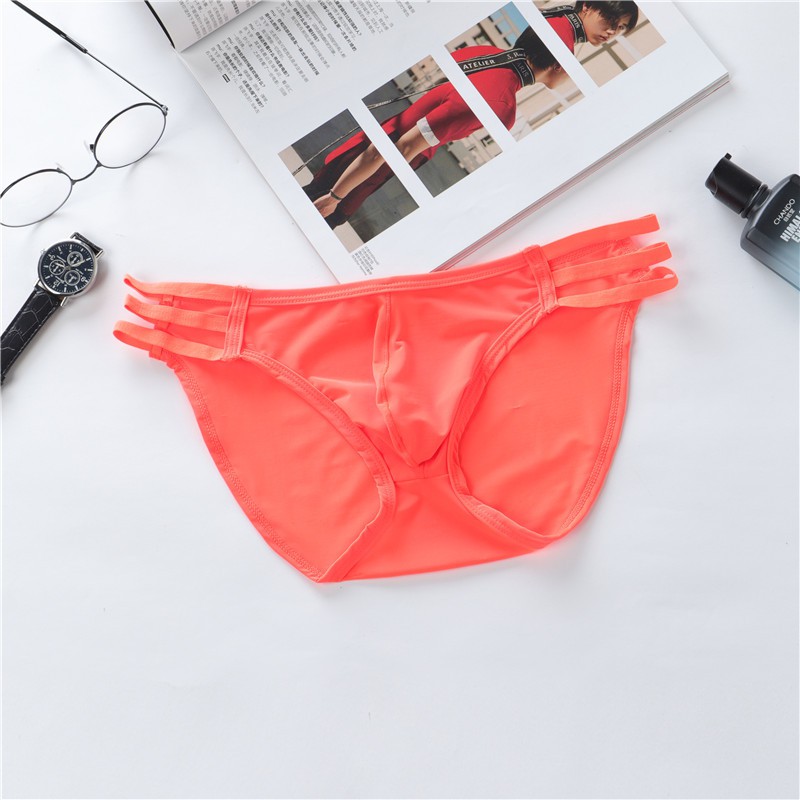 [free ship 50k + che tên đơn hàng] quần lót nam, quần lót tam giác hở sườn thoáng mát độ co dãn tốt (hình chụp tại shop)