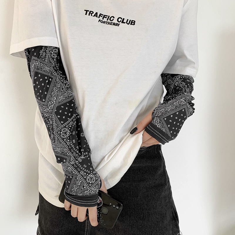 Khẩu trang/ Ống bao cánh tay/ Set thời trang Hàn thích hợp phái nữ