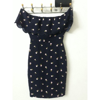 Thanh lý đầm liền trễ vai  - size S - elise new nguyên tag
