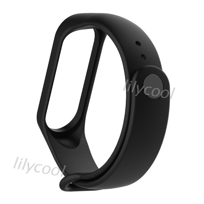 Dây Đeo Thay Thế Chất Liệu Silicon Thiết Kế Sọc Gân Nổi Cho Xiaomi Mi Band 3 4