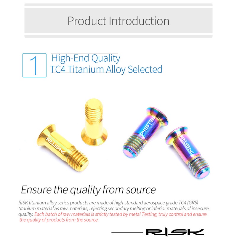 Bu Lông Rissk M5x14.2 Mm Chuyên Dụng Cho Xe Đạp