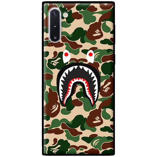 Ốp Lưng Samsung Note 10 - Note 10 Plus - Bape Camo Xanh Lá