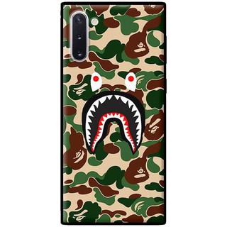 Ốp Lưng Samsung Note 10 - Note 10 Plus - Bape Camo Xanh Lá