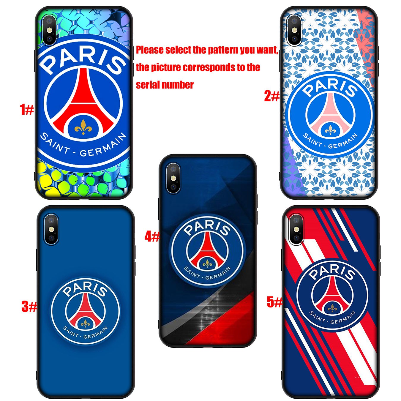 Samsung Galaxy S9 S10 S20 FE Ultra Plus Lite S20+ S9+ S10+ S20Plus Casing Soft Silicone Phone Case Paris Saint Germain logo Football Cover