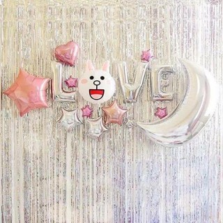 Đồ trang trí combo 2 RÈM trang trí sinh nhật
