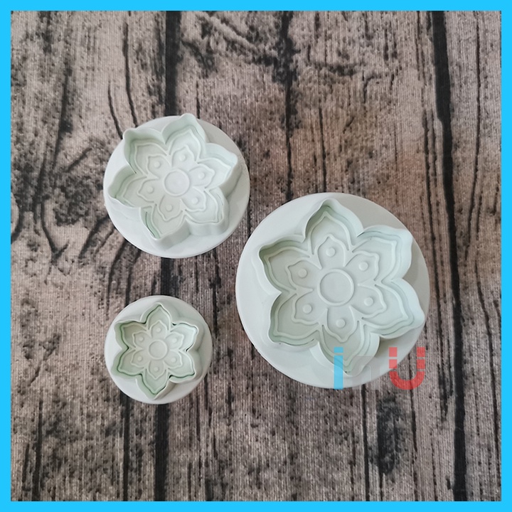 HCM - khuôn cutter hình Hoa nhiều mẫu hoa mai, đào, cúc, hướng dương... làm bánh quy, cookies, nhấn fondant trang trí
