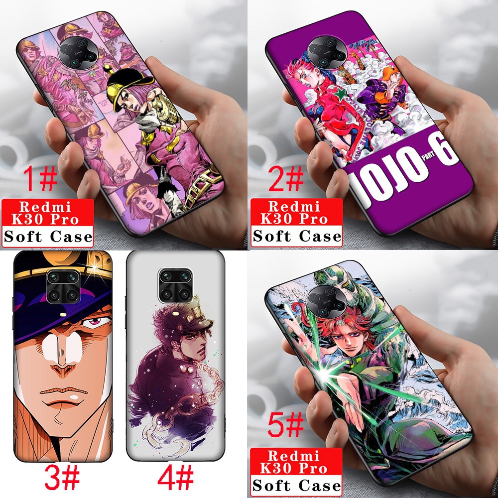 Ốp Lưng Mềm 50 Jojo 's Bizarrre Adventure Jotaro Redmi 4a 5 Go S2 Note 5a 9 9s K30 Prime Pro Max Plus