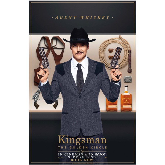 Poster Hình Tròn Màu Vàng Pp323012 Kingsman