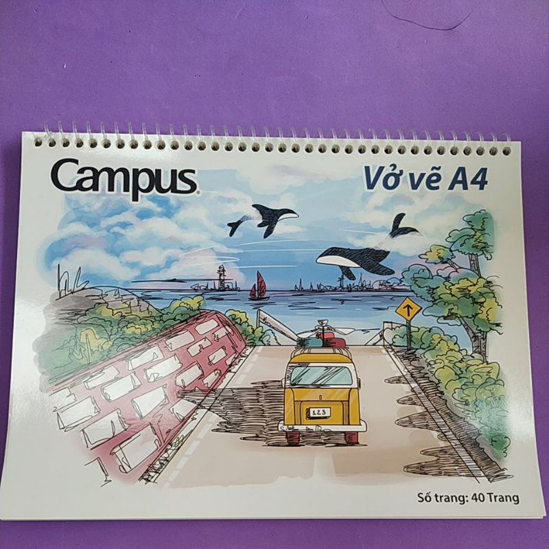 Vở tập vẽ A4 Campus