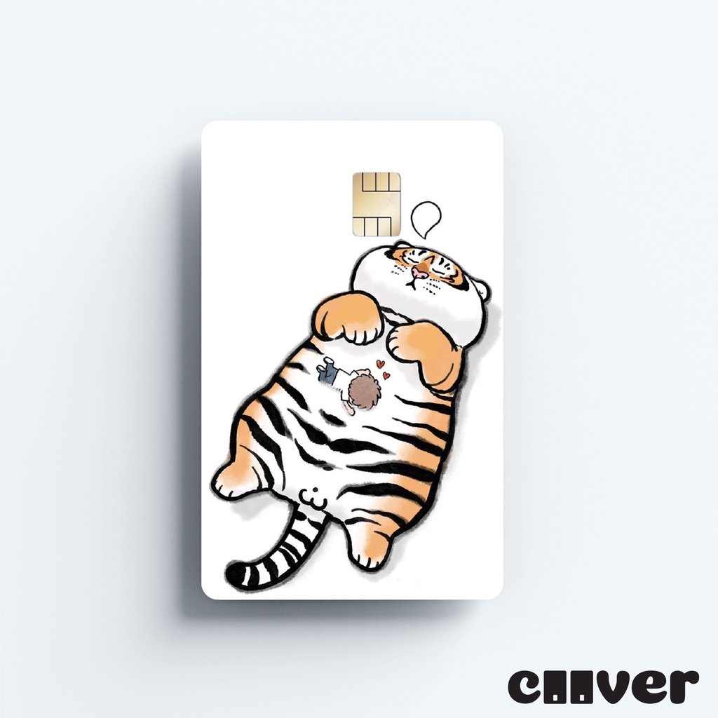 FAT TIGER2 – Miếng dán thẻ FREESHIP – Miếng dán thẻ ngân hàng/thẻ ATM, thẻ chung cư, thẻ thang máy, gửi xe