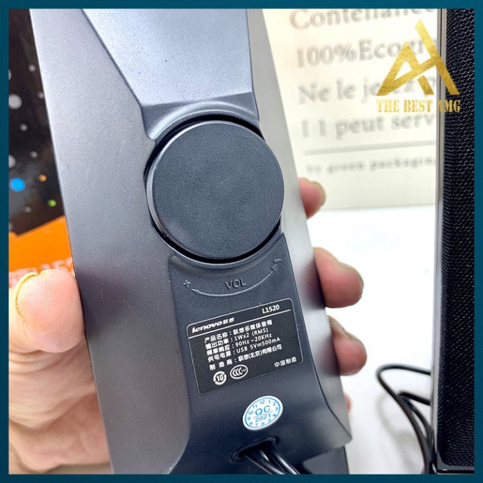 Loa Máy Vi Tính PC Laptop Để Bàn Cao Cấp 2.0 LENOVO L1520 - Loa Nghe Nhạc Mini Có Dây