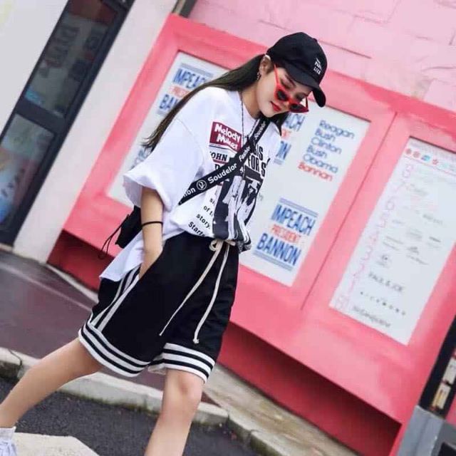 Quần đùi quần short lưng thun mặc nhà viền sọc chất mềm mịn co dãn thoáng mát