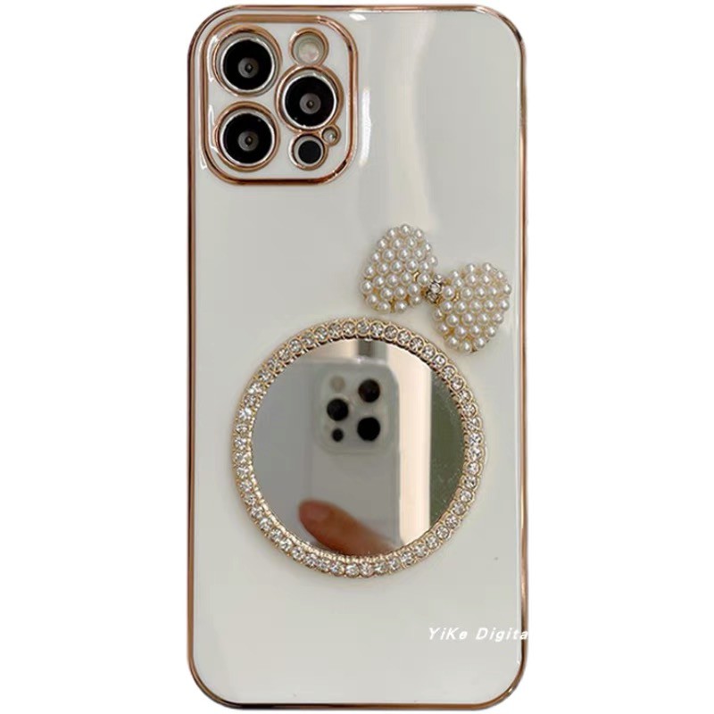 Ốp Điện Thoại Mềm Tráng Gương Mạ Điện 13 pro max Cho iphone 678 plus 1112 promax
