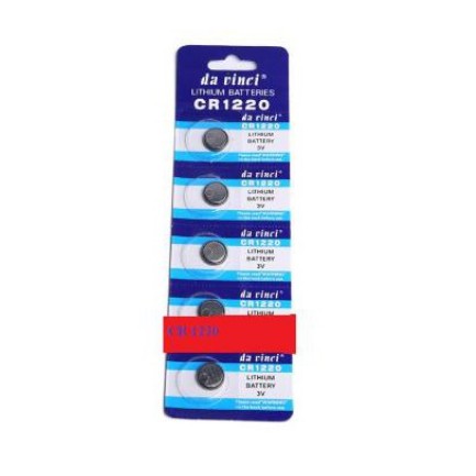 Pin Cr1220 3V - vỉ 5 viên