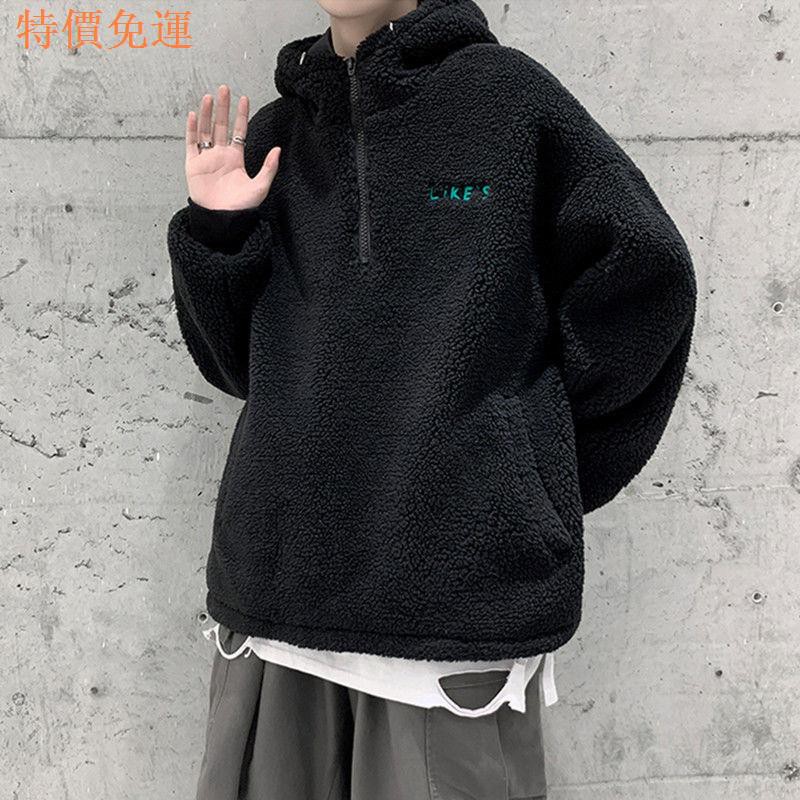 Áo Hoodie Vải Cashmere Dáng Rộng Kiểu Hàn Quốc Thời Trang Thu Đông