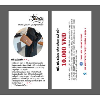 Thiệp cám ơn làm theo yêu cầu gửi tới khách hàng thân yêu