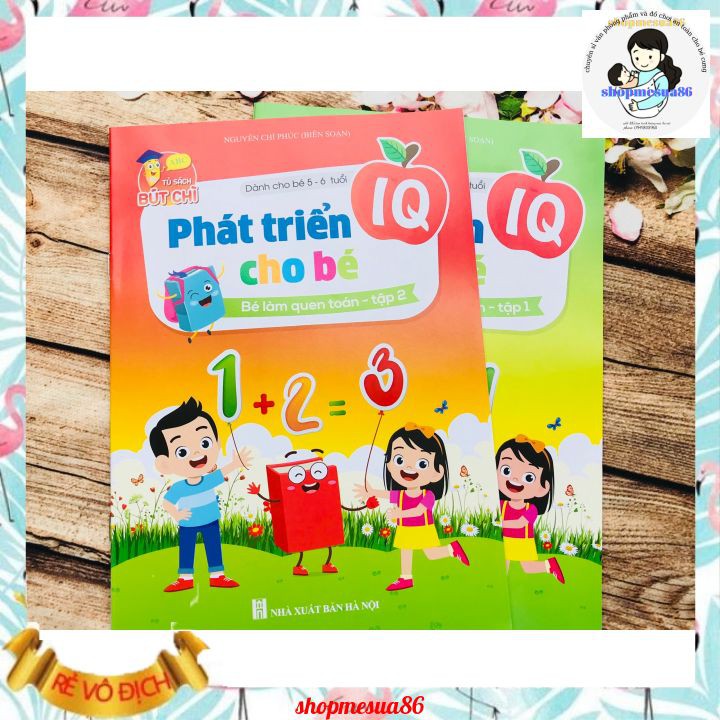 Bộ phát triển IQ, trí thông mình cho bé(5-6 tuổi)